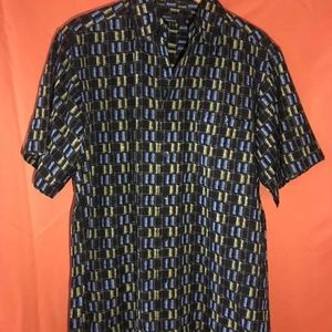 silk button down shirt